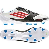 БУТСЫ ADIDAS F50 ADIZERO TRX FG (LEA) (Белый/Черный)