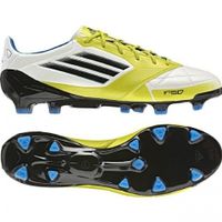 БУТСЫ ADIDAS F50 ADIZERO TRX FG (LEA) (Белый/Желтый)