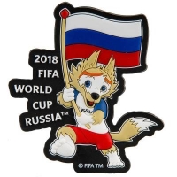 Магнит FIFA-2018 ZABIVAKA с флагом сН030 СН030 - вид 1 миниатюра