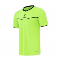 Футболка судейская JOGEL DIVISION PerFormDRY Referee SS Tee 2.0, желтый неон цб-00007684