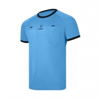 Футболка судейская JOGEL Referee Tee, голубой S2 цб-00009015