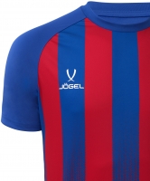 Футболка игровая JOGEL CAMP Striped Jersey, красный/синий ут-00020565 УТ-00020565 - вид 3 миниатюра