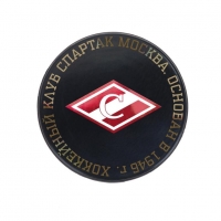 Шайба сувенирная с элементами золота сПАРТАК МОсКВА ПФсМ018-00 ПФСМ018-00 - вид 1 миниатюра