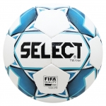 Футбольный мяч SELECT TEAM FIFA APPROVED(бел/син/чер)