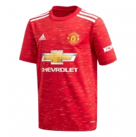 Детская футболка игр. ADIDAS MUFC H JSY Y (FW20) FM4292 - вид 1 миниатюра