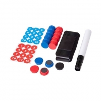 Фишки для доски JOGEL (Фишки,наклейки,маркер,тряпочка)