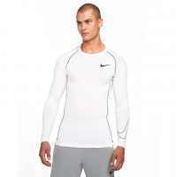 Белье NIKE NP DF TIGHT TOP LS (HO21) DD1990-100 - вид 1 миниатюра
