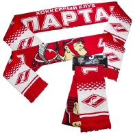 Шарф хк спартак, красн.- бел. (ATRIBUTIKA & CLUB)