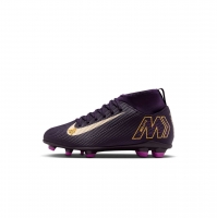 Детские бутсы NIKE MERCURIAL SUPERFLY 10 CLUB KM FG/MG JR HF6283-500 - вид 1 миниатюра