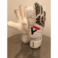 Вратарские перчатки AlphaKeepers Pro Roll Extreme P11 white/gold Вратарские перчатки AlphaKeepers Pro Roll Extreme P11 white/gold