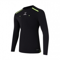 Футболка судейская JOGEL DIVISION PerFormDRY Referee LS Tee, черный цб-00004997