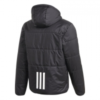 Куртка утепленная ADIDAS BSC HOOD INS J (SS21) GH7374 - вид 1 миниатюра