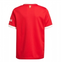 Детская Детская футболка ADIDAS MUFC H JSY JR (FW21) GR3778 - вид 1 миниатюра