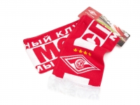 Шарф фк спартак, красн.-бел. (тм ATRIBUTIKA&CLUB) 02503 - вид 1 миниатюра