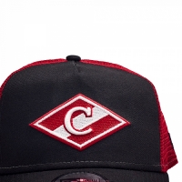 Бейсболка спартак New Era Adjustable черно-красная 12374818 - вид 2 миниатюра