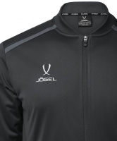 Олимпийка JOGEL DIVISION PerFormDRY Pre-match Knit Jacket, черный ут-00020941 УТ-00020941 - вид 3 миниатюра