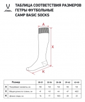 Гетры JOGEL CAMP BASIC SOCKS черный/серый/белый ут-00021453 УТ-00021453 - вид 5 миниатюра