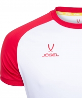 Футболка игровая JOGEL CAMP REGLAN Jersey (JFT-1021), белый/красный ут-00016175 УТ-00016175 - вид 2 миниатюра