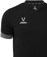 Футболка игровая JOGEL DIVISION PerFormDRY Union Jersey, черный/темно-серый/белый ут-00020589 УТ-00020589 - вид 1 миниатюра