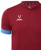 Футболка игровая JOGEL DIVISION PerFormDRY Union Jersey, гранатовый/голубой/белый ут-00020594 УТ-00020594 - вид 2 миниатюра