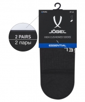 Носки высокие JOGEL ESSENTIAL high Cushioned Socks, черные ут-00020745 УТ-00020745 - вид 4 миниатюра