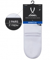 Носки средние JOGEL ESSENTIAL Mid Cushioned Socks, белые ут-00020737 УТ-00020737 - вид 7 миниатюра