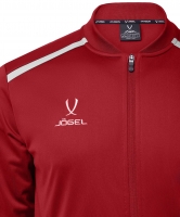 Олимпийка JOGEL DIVISION PerFormDRY Pre-match Knit Jacket, красный цб-00002229 ЦБ-00002229 - вид 3 миниатюра