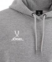 Толстовка JOGEL ESSENTIAL Terry Hoodie, серый меланж цб-00002209 ЦБ-00002209 - вид 3 миниатюра