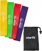 Комплект мини-эспандеров STARFIT ES-203 (4шт,) неон, цб-00001568 ЦБ-00001568 - вид 1 миниатюра