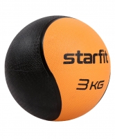Медбол высокой плотности STARFIT GB-702 3 кг, оранжевый ут-00018936 УТ-00018936 - вид 1 миниатюра
