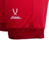 Шорты игровые JOGEL DIVISION PerFormDRY Union Shorts, красный/темно-красный/белый цб-00000993 ЦБ-00000993 - вид 1 миниатюра