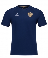 Футболка Jogel NATIONAL Cotton Tee, темно-синий цб-00003256 ЦБ-00003256 - вид 1 миниатюра