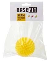 Мяч массажный Basefit GB-602 6 см желтый цб-00001493 ЦБ-00001493 - вид 2 миниатюра