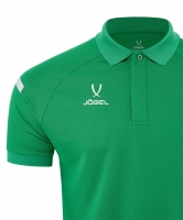 Поло JOGEL CAMP 2 POLY POLO, зеленый-белый цб-00004732 ЦБ-00004732 - вид 4 миниатюра