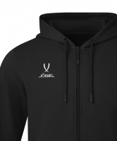 Худи на молнии JOGEL ESSENTIAL Cotton Flece FZ Hoodie-K, черный цб-00004810 ЦБ-00004810 - вид 4 миниатюра