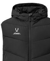 Жилетка утеп. с капюшоном JOGEL ESSENTIAL PERFORMPROOF PADDED HOODED VEST, черный цб-00005353 ЦБ-00005353 - вид 5 миниатюра