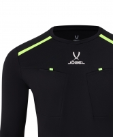 Футболка судейская JOGEL DIVISION PerFormDRY Referee LS Tee, черный цб-00004997 ЦБ-00004997 - вид 4 миниатюра
